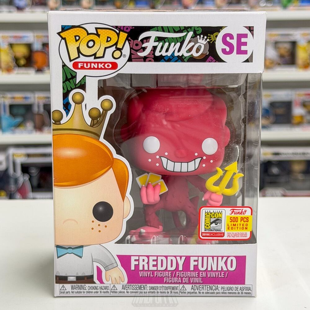 Funko Pop Freddy as Red Devil Cuphead 500 PCS Fundays 2018 SE Toy Vinyl Figure